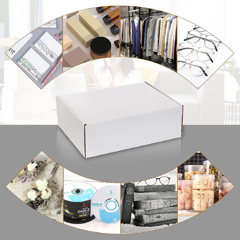 Cajas pequeñas de papel Kraft de 2,8x2,8x7cm para paquete de lámina de  Perfume, caja de papel en blanco, cartón suave plegable colorido