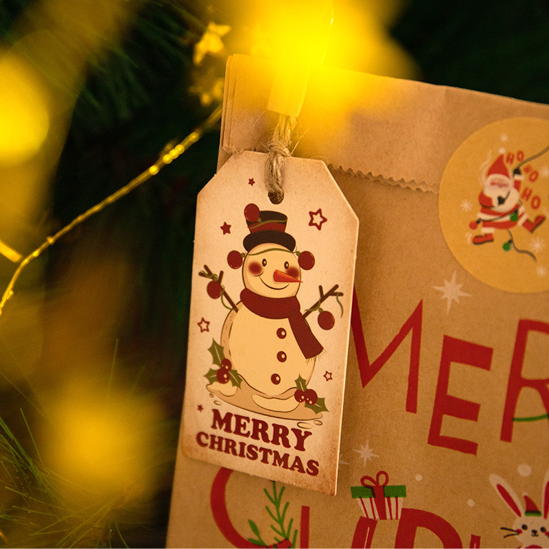 Christmas Gift Tags Merry Christmas Gift Bags Boxes Hang Tag