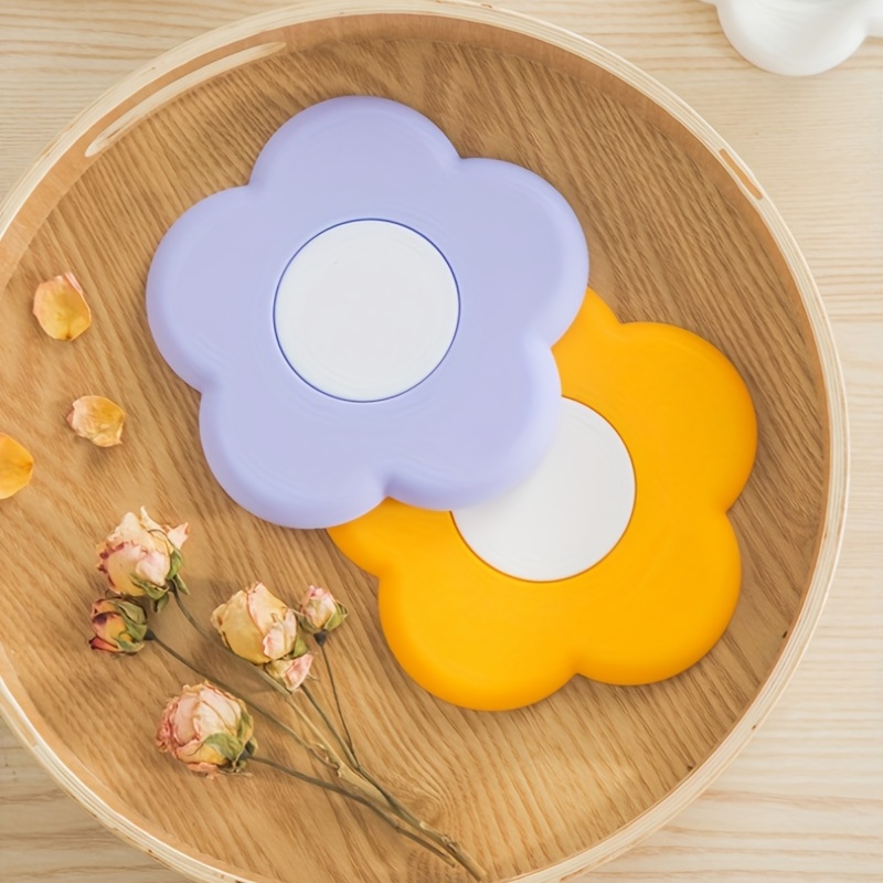 4pcs Flower-Shaped Thick Cork Coasters - Absorbent, Heat-Resistant &  Perfect for Drinks, Wine Glasses, Cups & Mugs for restaurants/cafes