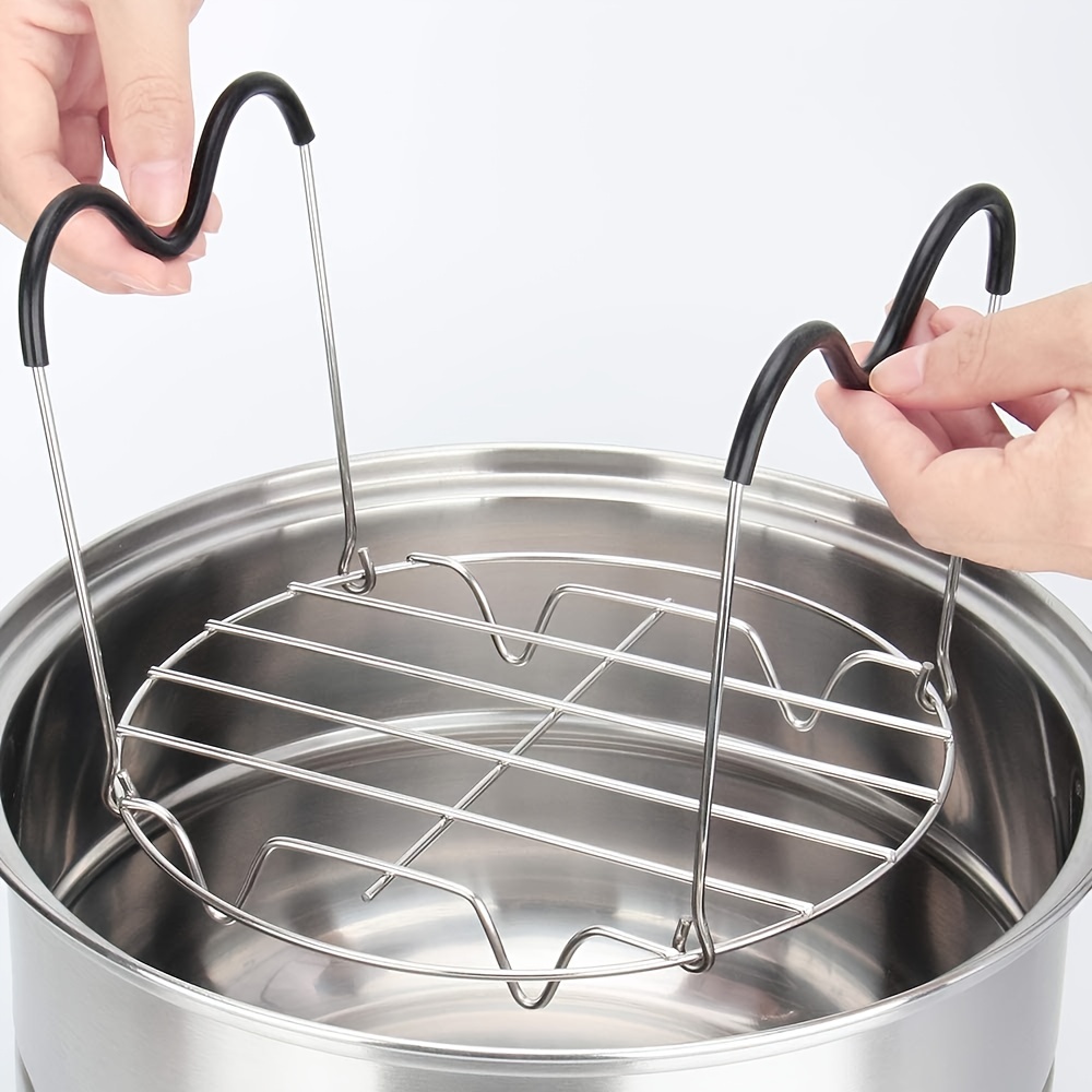 Instant Pot Sling Steamer Kitchen Accessories: 6 Qt/8 Qt Drain Rack, Pressure  Cooker Silicone Bakeware Lifter - Temu