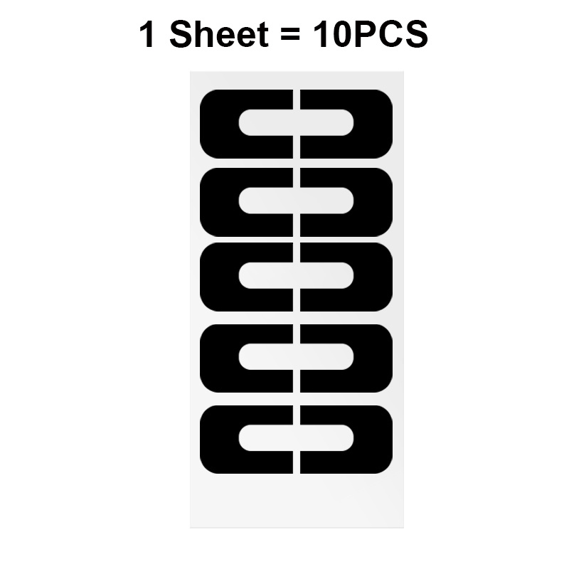 20PCS Nail Form Guide Sticker Tape Anti splash Protection Random