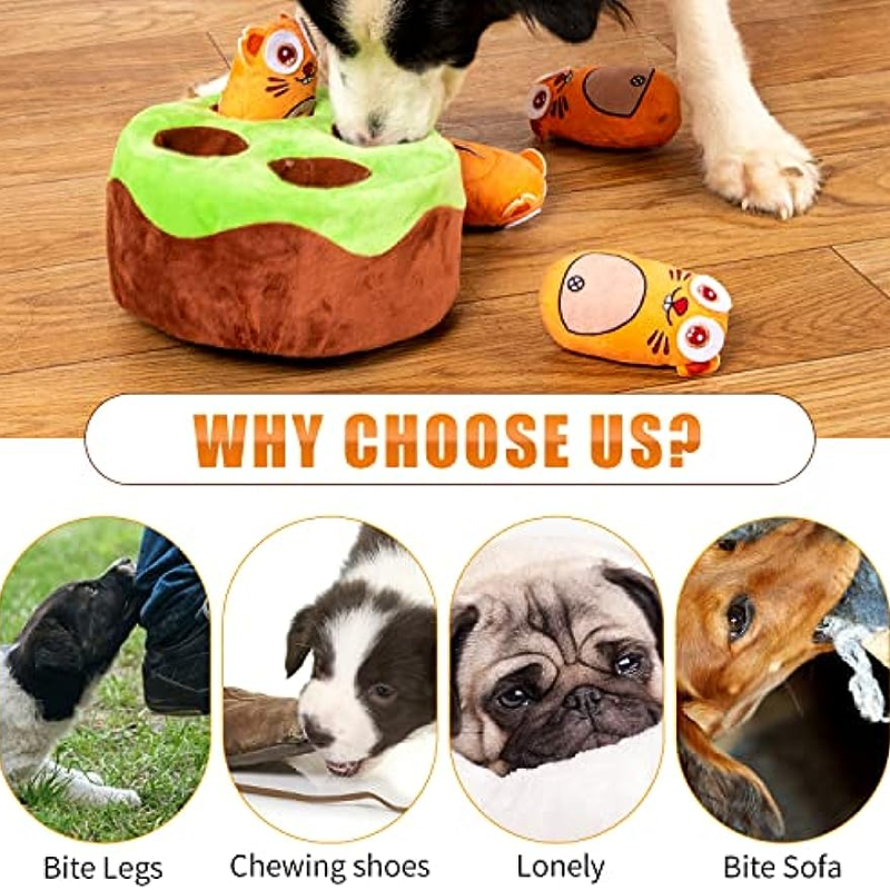 Interactive Dog Toys Tough Dog Puzzle Toys For - Temu