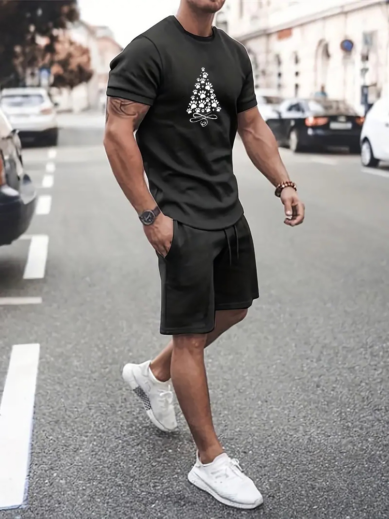 conjunto piezas hombre talla conjunto camiseta Temu Morocco