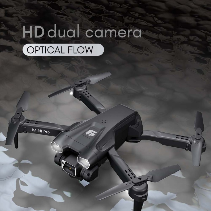 Mini Dron S128 4K HD, cámara de tres lados, evitación de obstáculos,  presión de aire, altura fija, cuadricóptero plegable profesional, Juguetes  - AliExpress