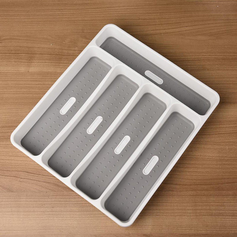 Kitchen Cutlery Storage Tray Household Flatware Storage Tray - Temu