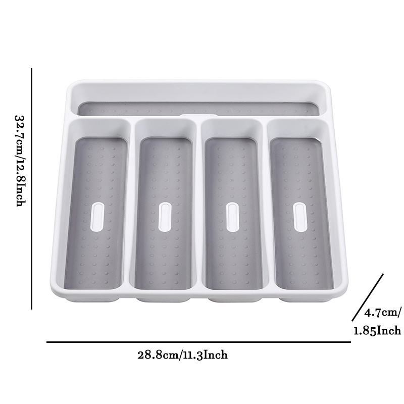 Kitchen Cutlery Storage Tray Household Flatware Storage Tray