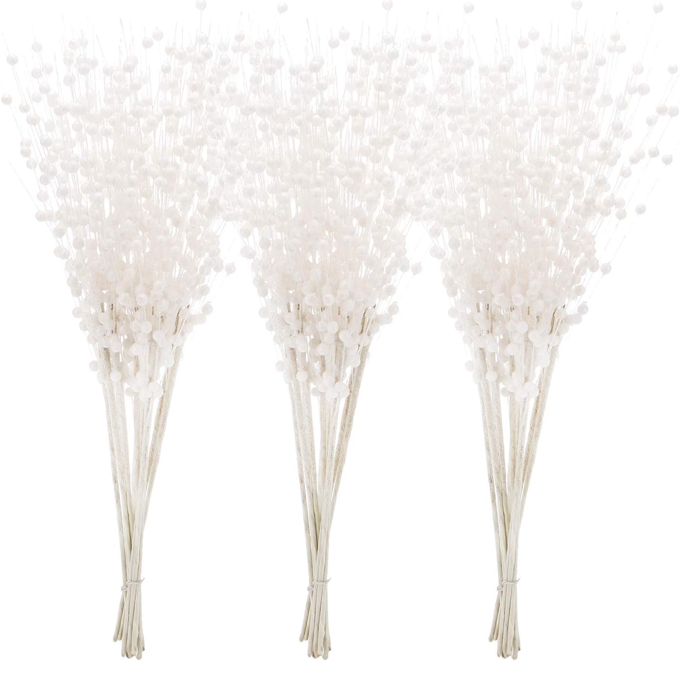 6pcs Artificial Glitter Holly Berry Stem Ornaments Berry Picks Branches  Glittery Bead Sticks For Christmas Tree Decorations Wreath Vase And Home  Decor White - Home & Kitchen - Temu Canada
