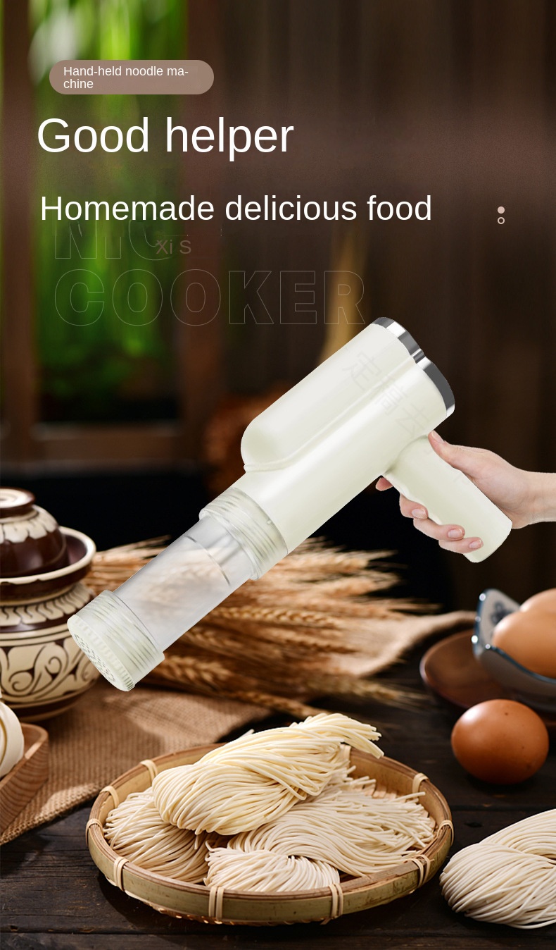 Handheld Noodle Maker Automatic Rechargeable Small Electric Pasta
