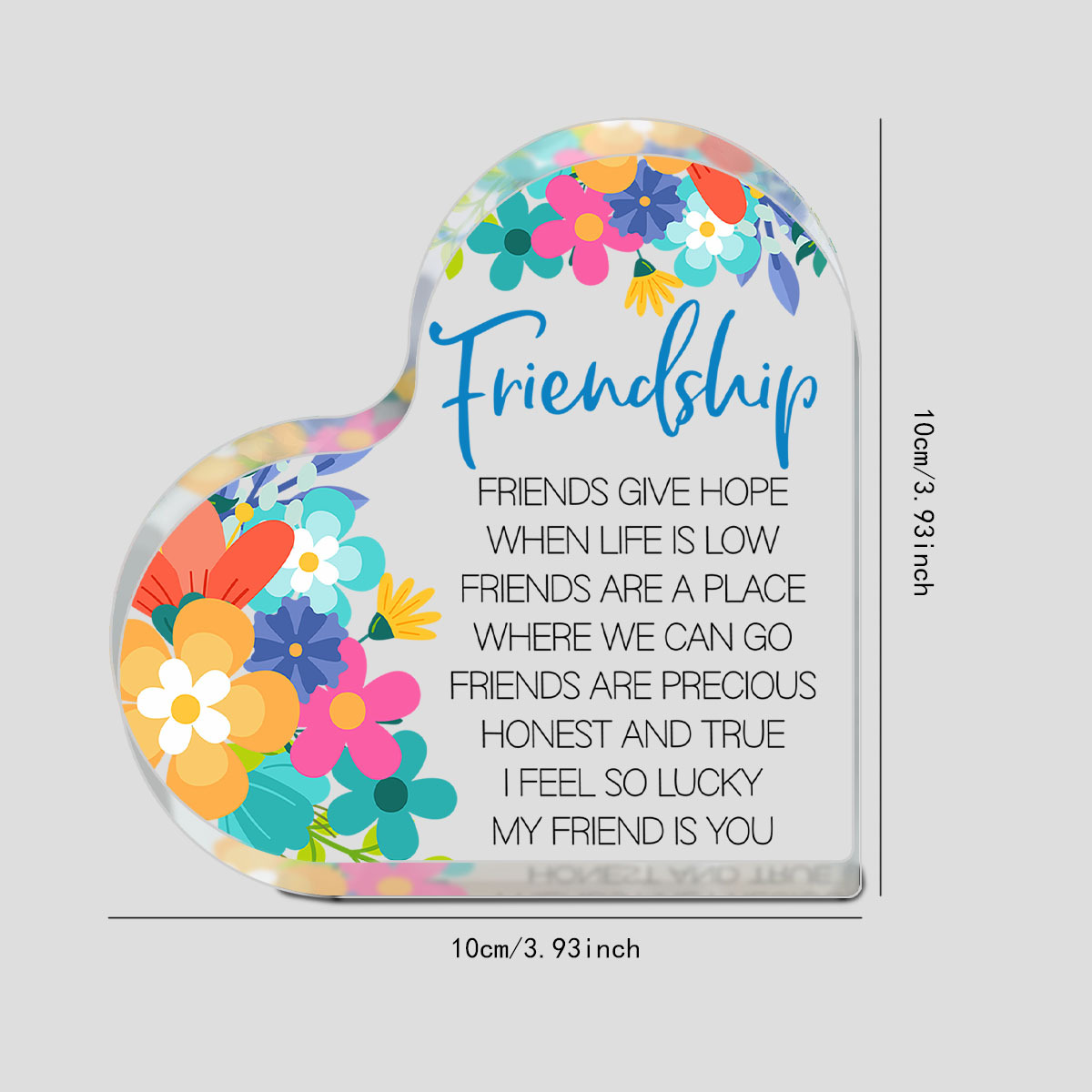 Best Friend Gift,1pc, Acrylic Gifts For Friends,Friendship Gifts