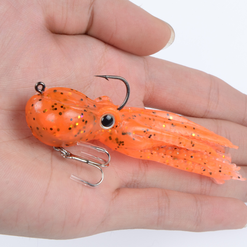 Artificial Bionic Octopus Fishing Lure Long Tail Soft - Temu Australia