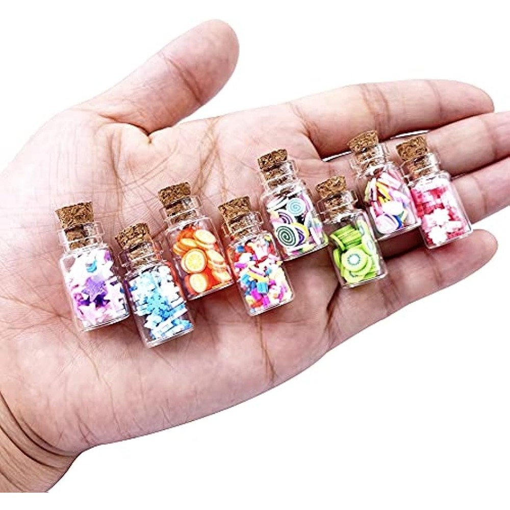 Buy 3 Clear Plastic Miniature Dollhouse Parfait Dessert Wine Glass Charms  for Decoden, Fake Food, and Doll Props, G115 Online in India 