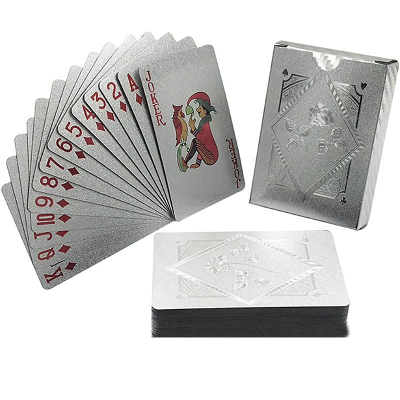 1 Jeu De Cartes De Poker Cristal Transparent Étanche Cartes - Temu France