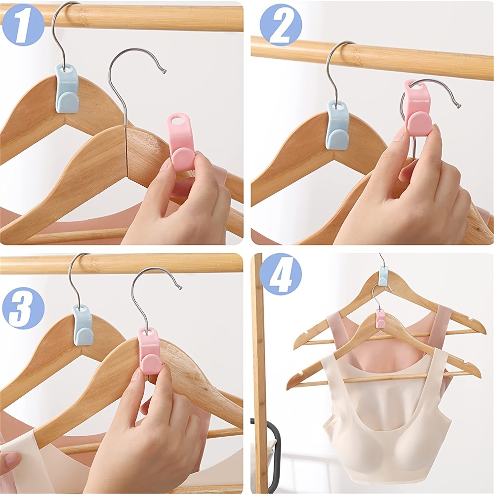 Heavy Duty Clothes Hanger Connector Hooks Maximize Your - Temu