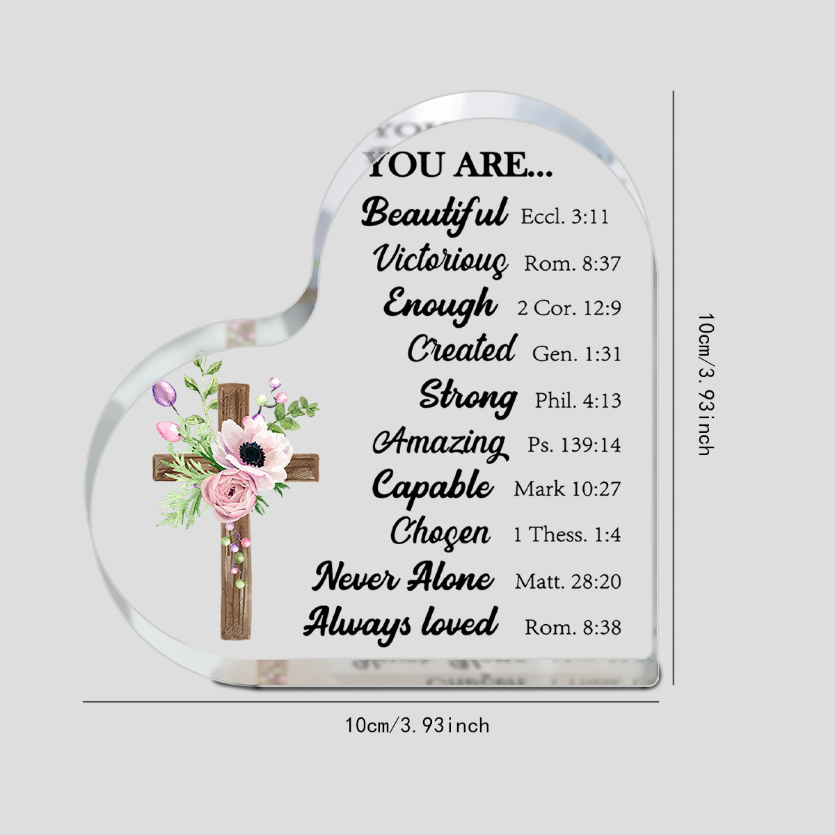 Acrylic Christian Gifts for Women Inspirational Gifts with Bible
