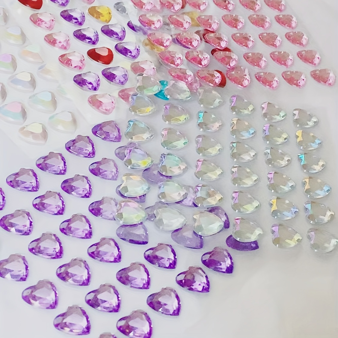 Heart Rhinestone Crystal Stickers DIY Craft Scrapbooking Stickers