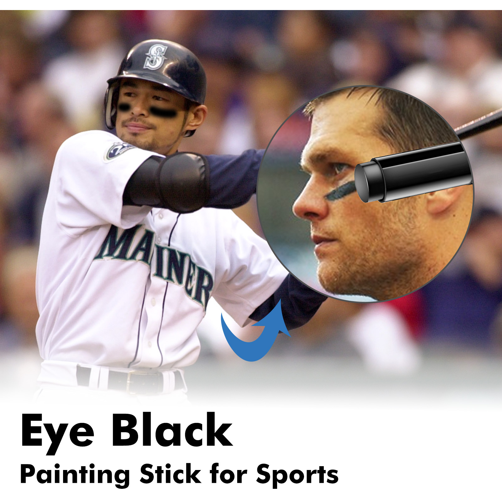 Camo Face Paint Bulk Eye Black Baseball/softball/football - Temu United  Arab Emirates