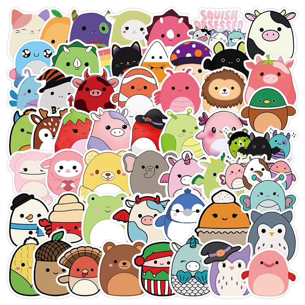 Cute Squishmallow Water Bottle Stickers - Temu