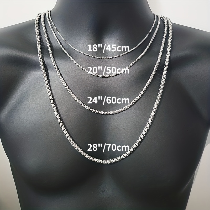 28 inch deals necklace on man