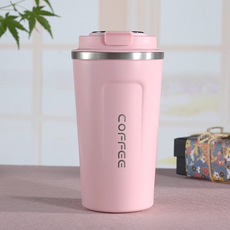 Insulated Cup 510ml Thermos Smart Coffee Mug Portable Thermal Tumbler  Temperature Display Vacuum Flasks Water Bottle Green