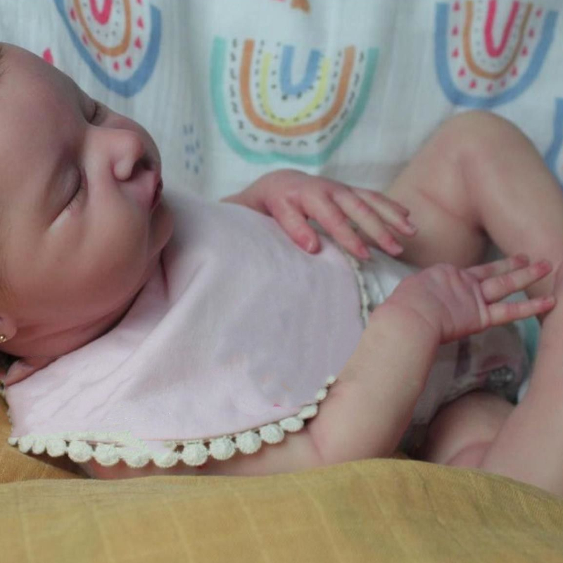 20Inch Bebe Reborn Dolls Laura 3D Painted Skin Realistic Baby