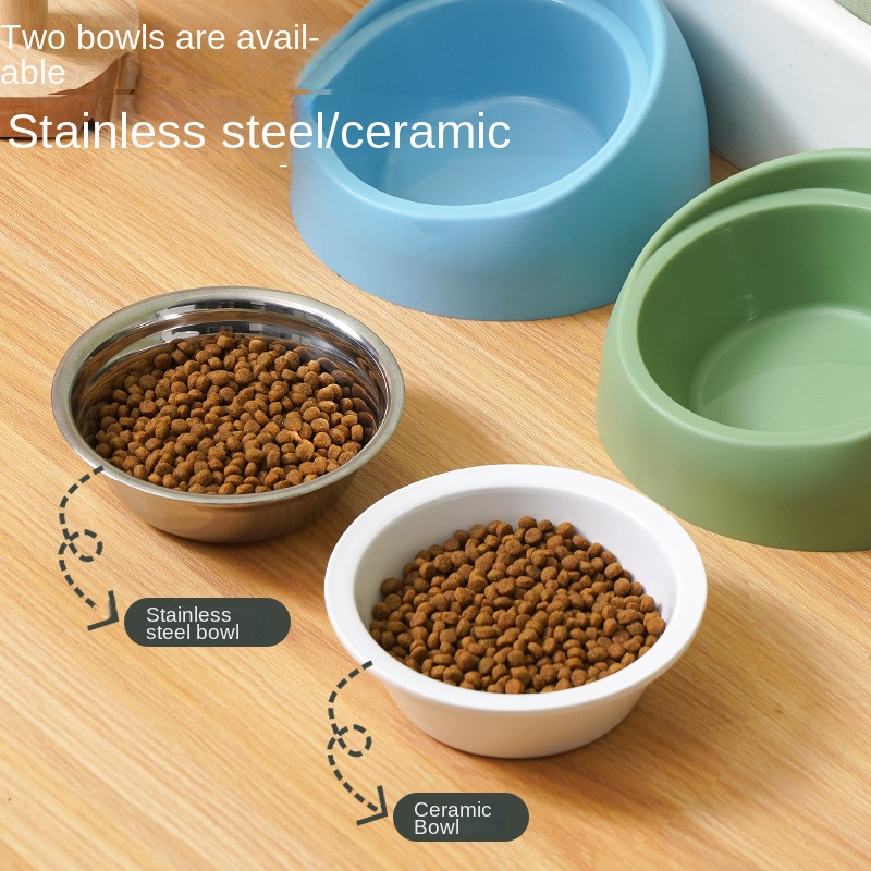 Raised Pet Bowls With Stand: Multifunctional Tilted Ceramic - Temu