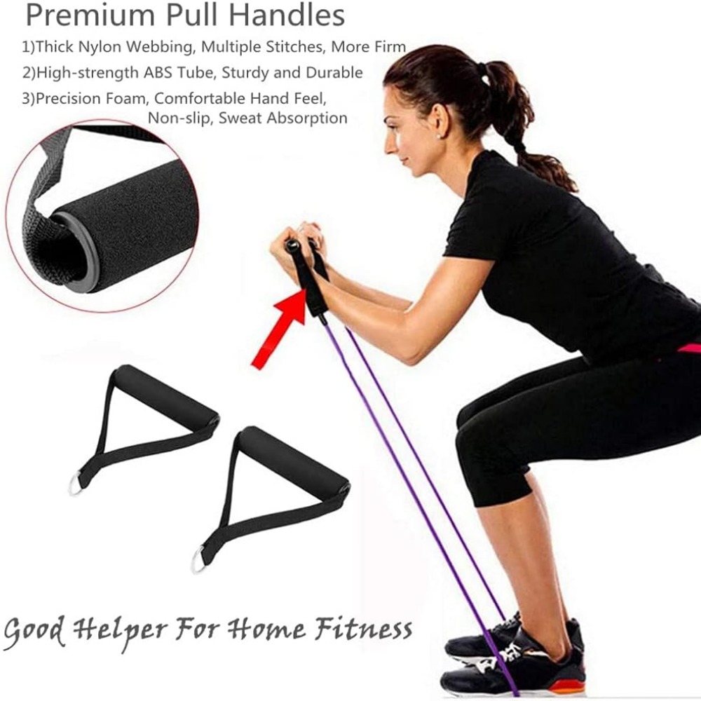 Foam Handle Resistance Bands Replacement Fitness Equipment