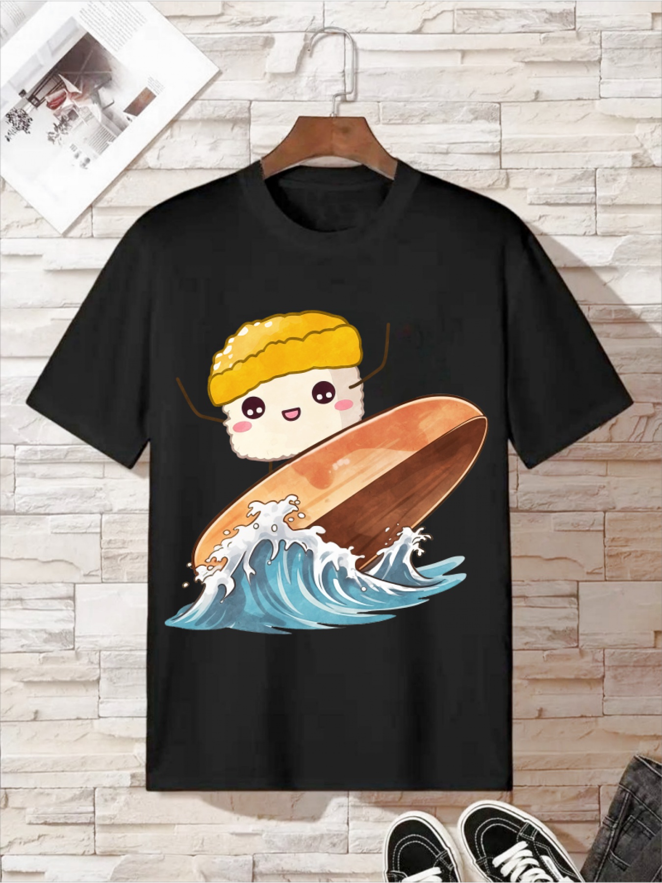 Sushi Surfers, Men's T-Shirt Regular