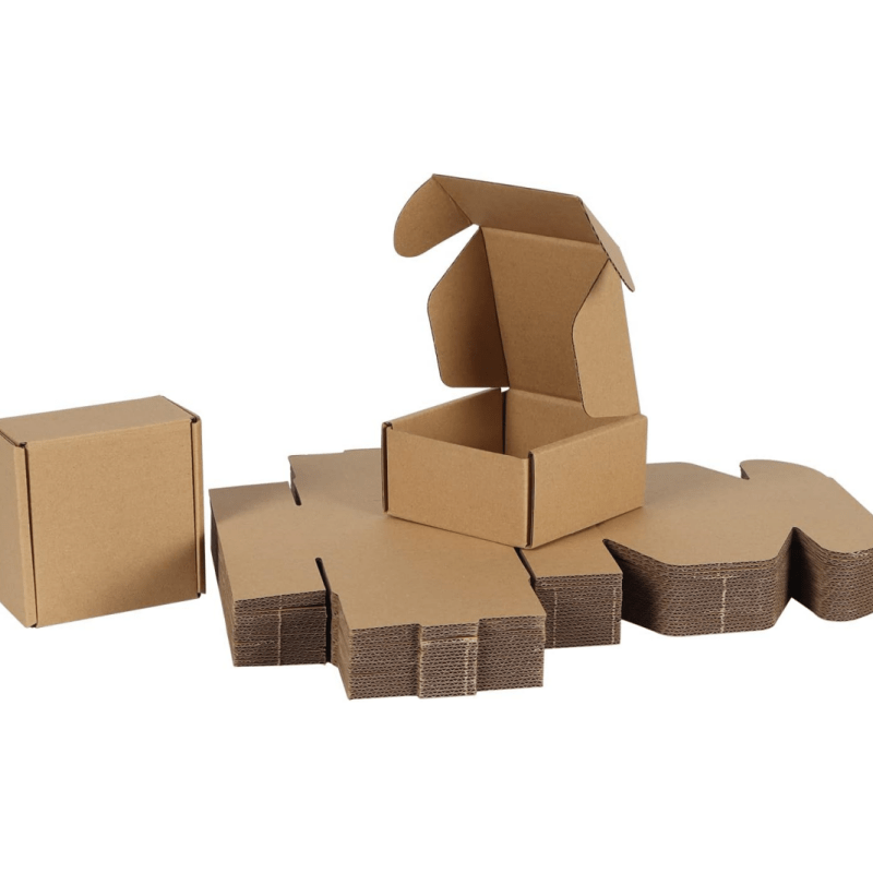 Small Item Shipping Boxes Brown Corrugated Cardboard Mailer - Temu
