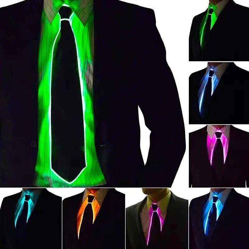 Gafas LED Fiesta luminosa Juguetes clásicos para baile Fiesta de DJ Máscara  Disfraces Accesorios Guantes (resplandor verde)