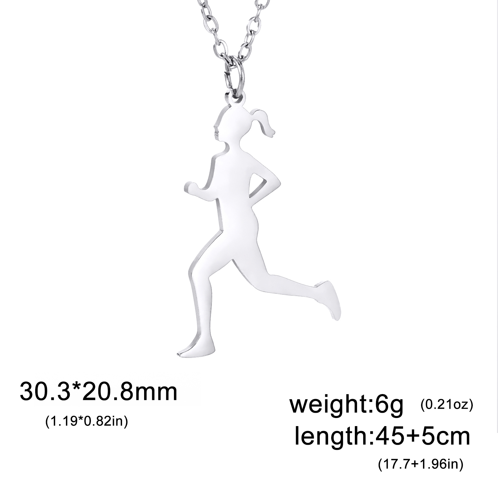 Mens on sale running necklace