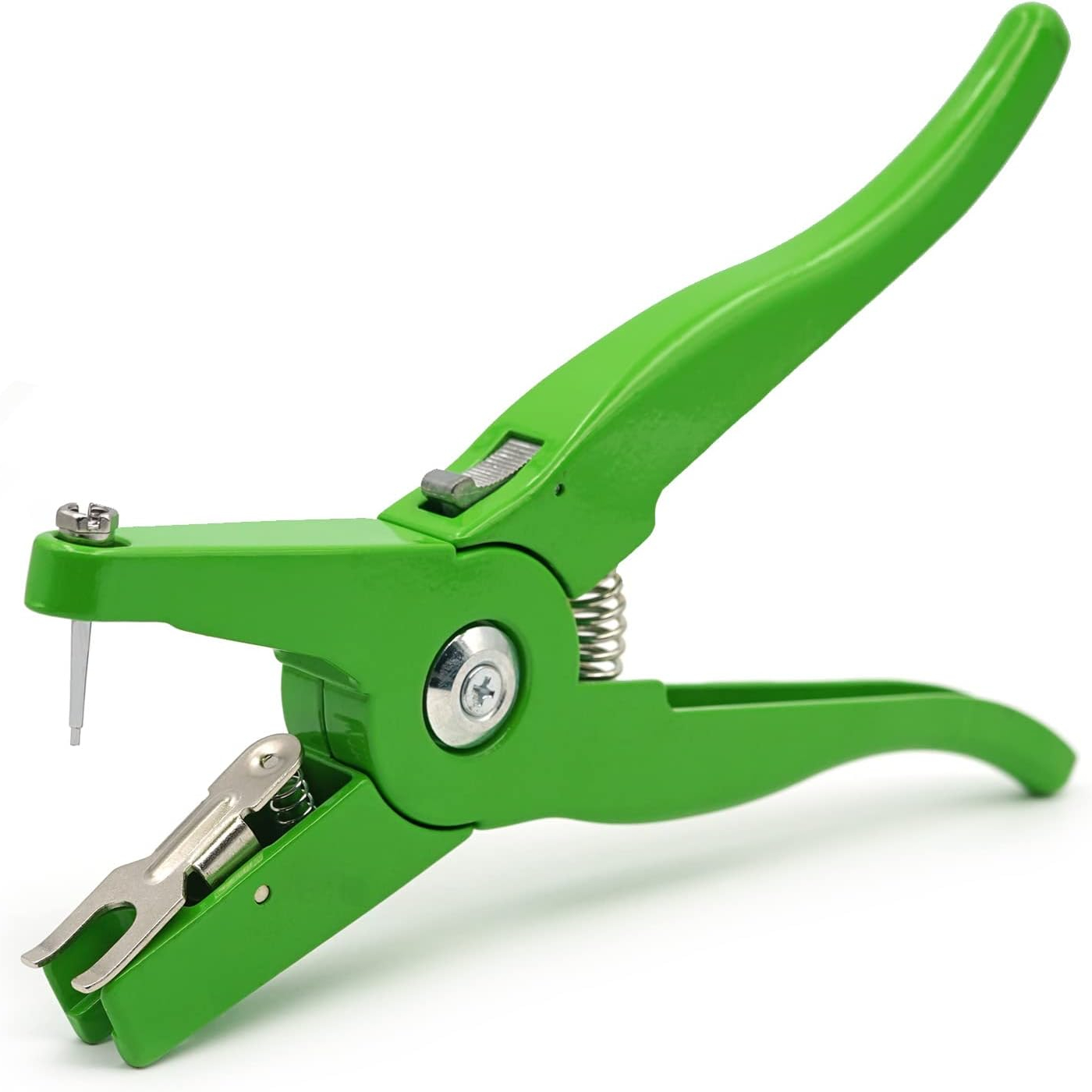 Livestock Ear Tag Pliers Universal Applicator Green