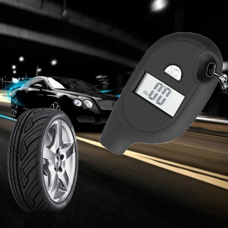 Testeur de pression de pneus avec écran LCD, rétro-éclairage bleu, haute  précision, jauge numérique, légère pour - AliExpress