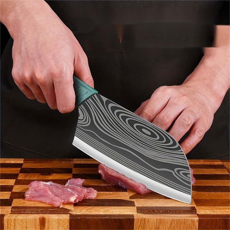Kitchen Knife, Household Cutting Knife, Chef Special Slicing Knife, Meat  Cutting Knife, Large And Full Kitchen Chopping Knife, Fruit Knife Set V9195  - Temu