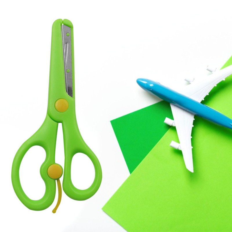 Safety Scissors Metal Paper Scissors Green Does Not Hurt The Hand For  Office And Handicraft Paper Cutting - Temu Austria