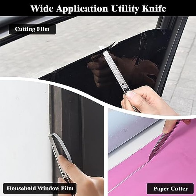 Window Tint Application Tools 1 Set, 11 PCS Window Tint Tools for Vehicle  Film Including Window Squeegee, Scraper, Utility Knife and Blades
