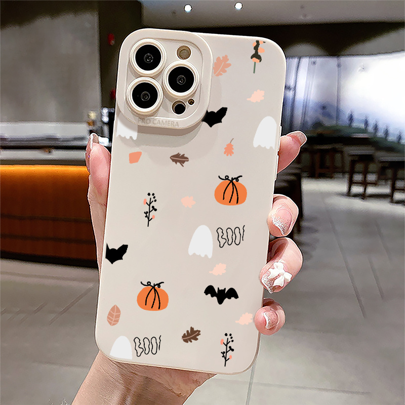 

1pc Phone Case With Halloween Bat Elements Graphic Anti-fall For Iphone 14 13 12 11 Pro Max Xs Max X Xr Gift For Birthday, Halloween, Christmas