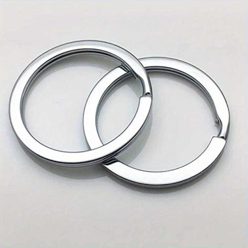 30mm 316 Stainless Steel Key Rings Heavy Duty Split Rings for