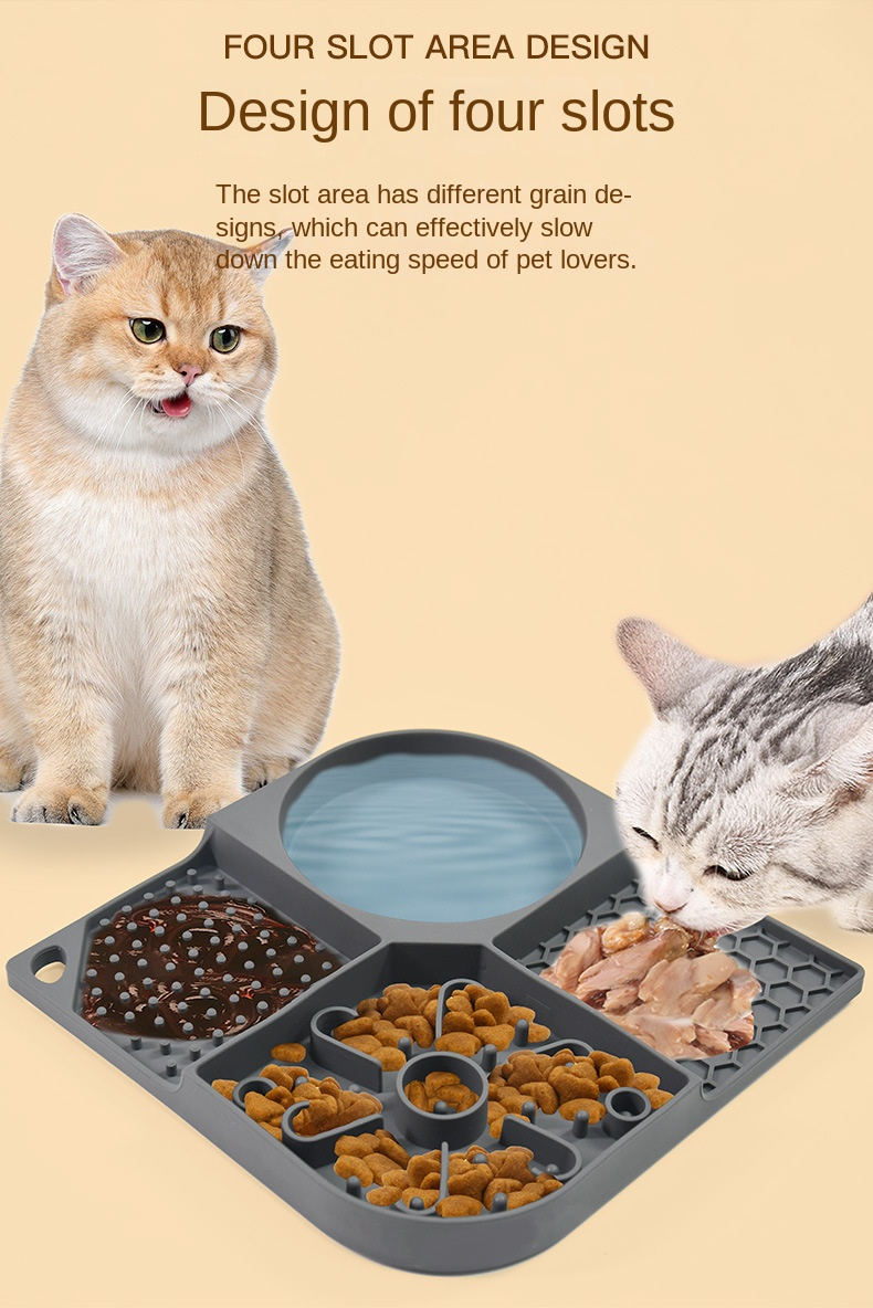 Cat Feeding Mat Multifunctional Slow Feeder Cat Treat Mat Temu