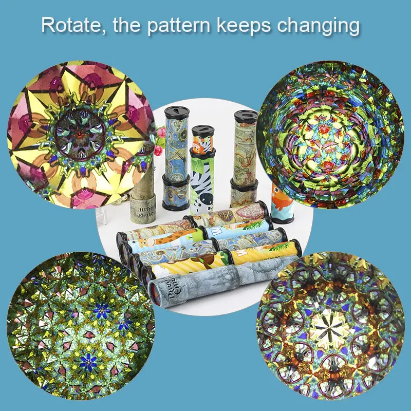 classic kaleidoscope toy stretchable long design perfect gift christmas halloween gifts random colors details 4