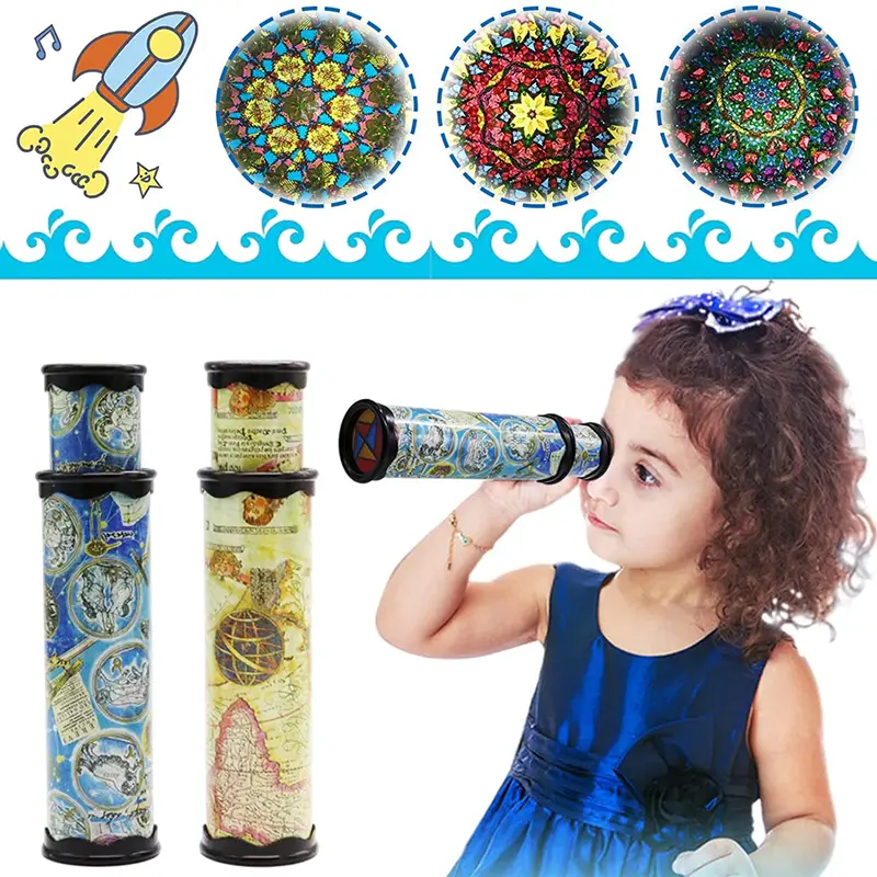 classic kaleidoscope toy stretchable long design perfect gift christmas halloween gifts random colors details 10