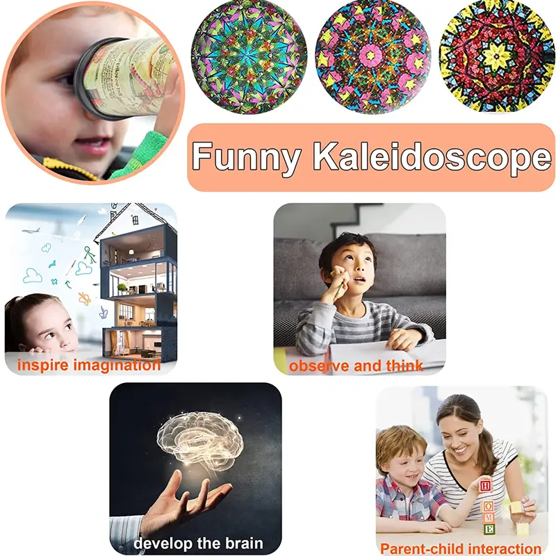 classic kaleidoscope toy stretchable long design perfect gift christmas halloween gifts random colors details 11