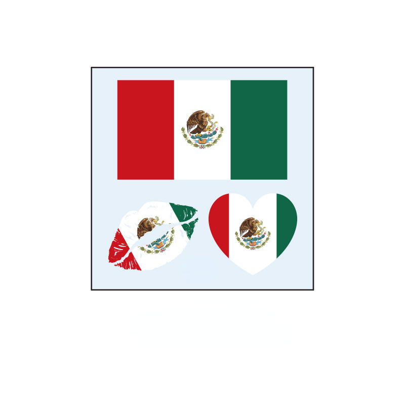 mexican flag symbol tattoo