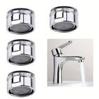 1 set faucet aerator bathroom aerator 24mm male thread water saving faucet aerator kitchen sink aerator with wrench 22mm faucet filter with gasket for bathroom tool set