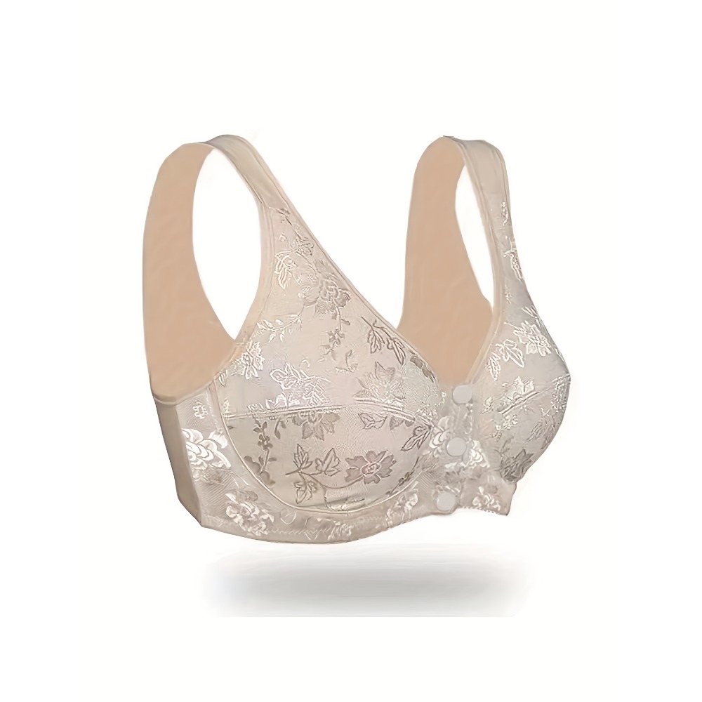  Womens Front Closure Bra Full Coverage Wirefree