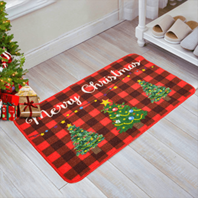 Christmas Element Diatom Mud Door Mat Non slip Waterproof - Temu