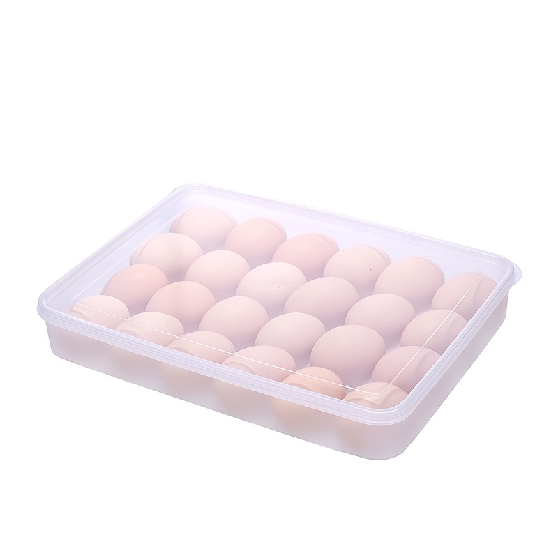 Huevera para refrigerador de 60 cuadrícula, cajón tipo huevo, caja de  almacenamiento de plástico para huevo fresco y organizador de huevos para  nevera : : Hogar y Cocina