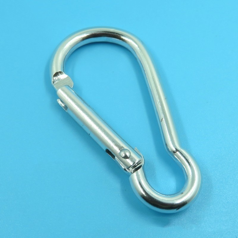 1pc Gourd Shaped Mini Buckle Keychain Alloy Snap Hook Clip Buckle