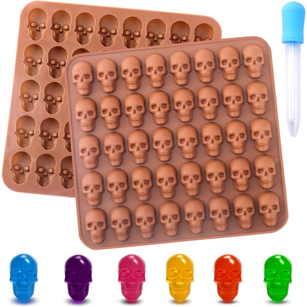 Silicone Gummy Bear Chocolate Molds, With 2 Droppers, Non-stick Silicone  Candy Molds, Diy Molds - Temu