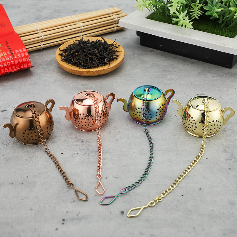 Teapot Shape Tea Strainer Stainless Steel Loose Tea Infuser - Temu