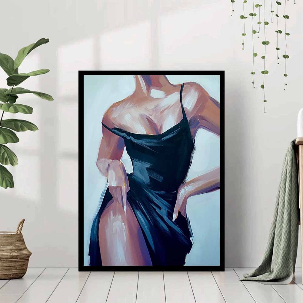 Poster da parete con anatomia femminile del corpo umano, pittura decorativa  su tela, stampa artistica moderna per la camera da letto, 50 x 75 cm :  : Casa e cucina